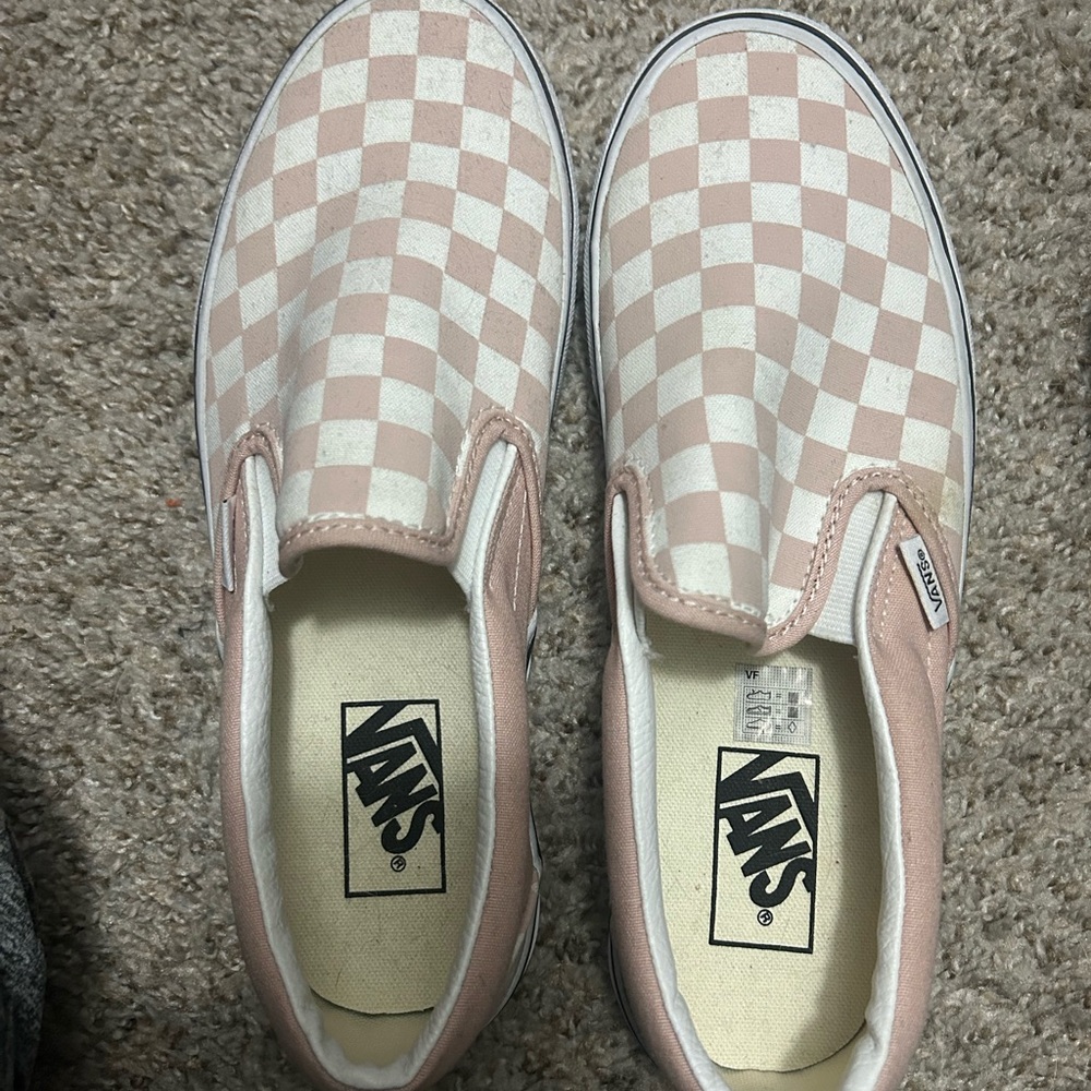 Like new Vans slip-ons